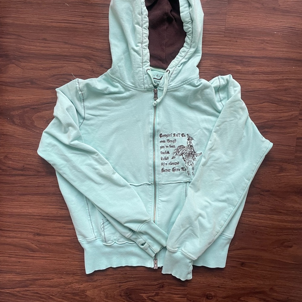 Kids teal COUNTRY Hoodie